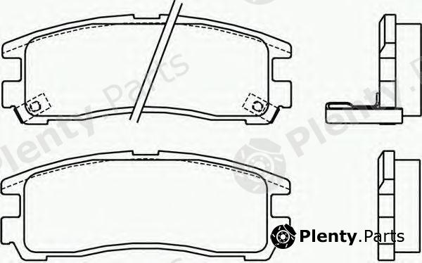  BREMBO part P54012 Brake Pad Set, disc brake