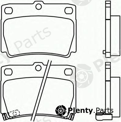  BREMBO part P54026 Brake Pad Set, disc brake