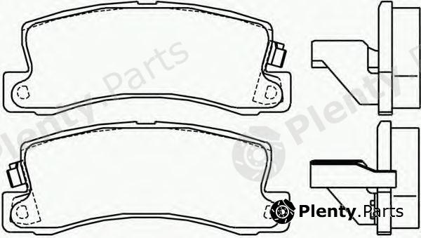  BREMBO part P83015 Brake Pad Set, disc brake