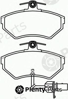  BREMBO part P85044 Brake Pad Set, disc brake
