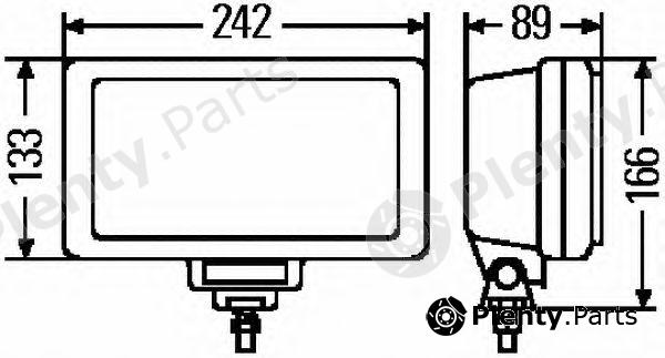  HELLA part 1NE006300-051 (1NE006300051) Fog Light