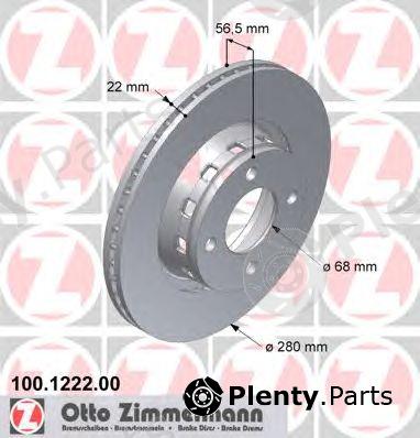  ZIMMERMANN part 100.1222.00 (100122200) Replacement part