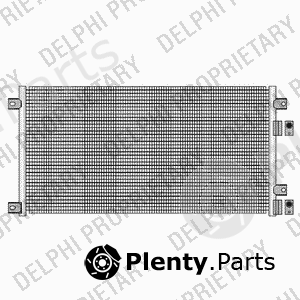  DELPHI part TSP0225632 Condenser, air conditioning