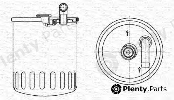  MAGNETI MARELLI part 213908510000 Fuel filter