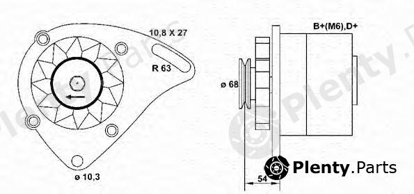  MAGNETI MARELLI part 063321165010 Alternator