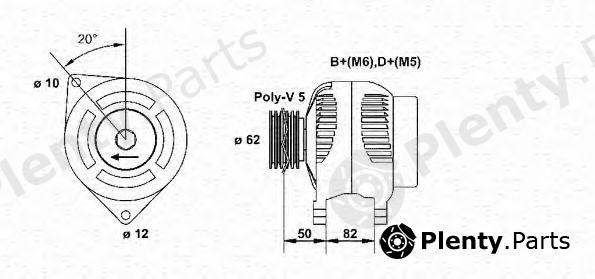  MAGNETI MARELLI part 063321617010 Alternator