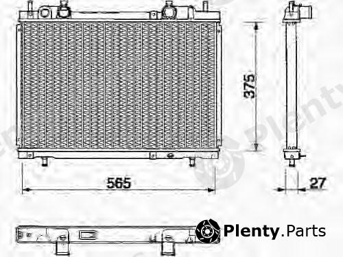  MAGNETI MARELLI part 350213141000 Radiator, engine cooling