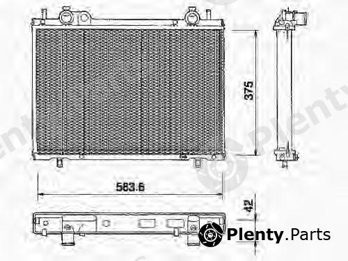  MAGNETI MARELLI part 350213158000 Radiator, engine cooling