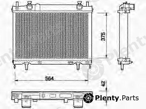  MAGNETI MARELLI part 350213165000 Radiator, engine cooling