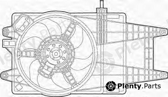  MAGNETI MARELLI part 069422045010 Fan, radiator