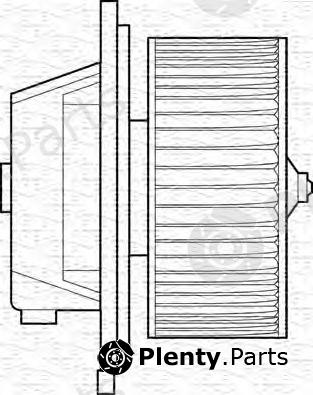  MAGNETI MARELLI part 069412501010 Interior Blower