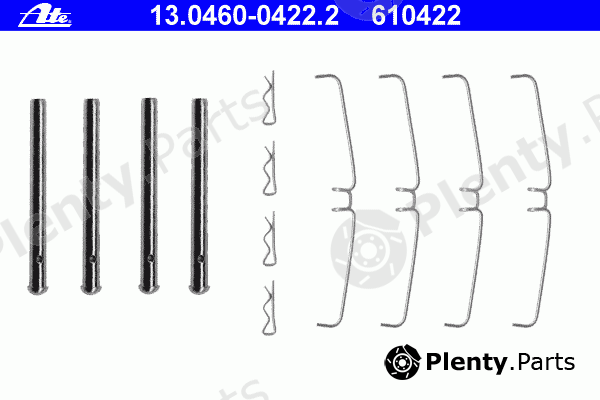  ATE part 13.0460-0422.2 (13046004222) Accessory Kit, disc brake pads