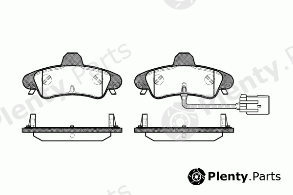  ROADHOUSE part 2433.12 (243312) Brake Pad Set, disc brake