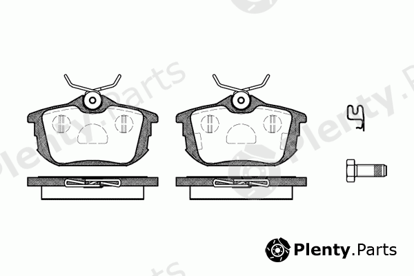  ROADHOUSE part 2605.02 (260502) Brake Pad Set, disc brake