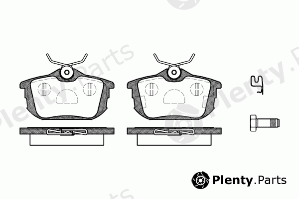  ROADHOUSE part 2605.12 (260512) Brake Pad Set, disc brake