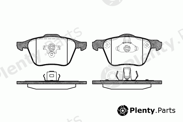 ROADHOUSE part 21070.00 (2107000) Brake Pad Set, disc brake