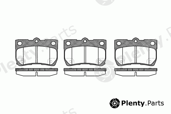  ROADHOUSE part 21181.02 (2118102) Brake Pad Set, disc brake