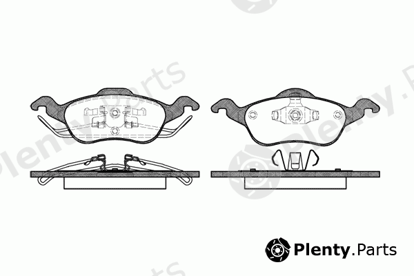  REMSA part 0691.00 (069100) Brake Pad Set, disc brake