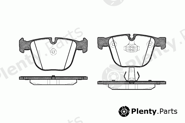  REMSA part 0892.00 (089200) Brake Pad Set, disc brake