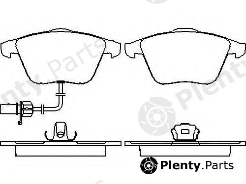  PAGID part T1487 Brake Pad Set, disc brake