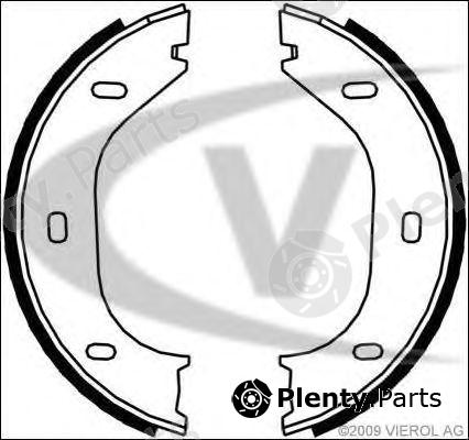  VAICO part V20-0075 (V200075) Brake Shoe Set, parking brake