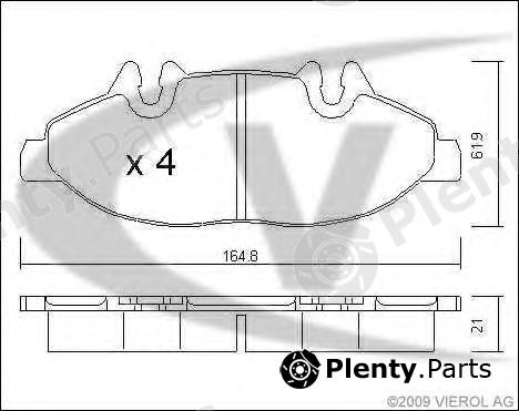  VAICO part V30-8132 (V308132) Brake Pad Set, disc brake