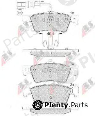  A.B.S. part 37494 Brake Pad Set, disc brake