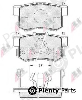  A.B.S. part 37510 Brake Pad Set, disc brake