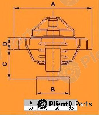  CALORSTAT by Vernet part 1533.88 (153388) Thermostat, coolant
