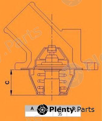  CALORSTAT by Vernet part 6191.89 (619189) Thermostat, coolant