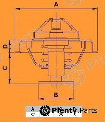  CALORSTAT by Vernet part 6529.87 (652987) Thermostat, coolant