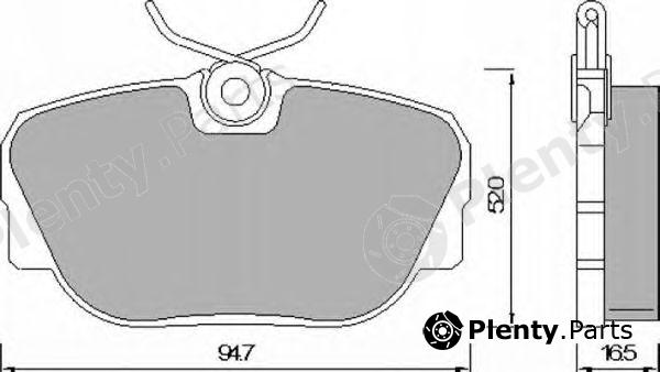  ROULUNDS BRAKING part 434281 Brake Pad Set, disc brake