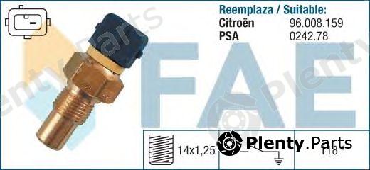  FAE part 35290 Temperature Switch, coolant warning lamp