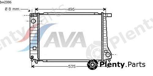  AVA QUALITY COOLING part BW2086 Radiator, engine cooling
