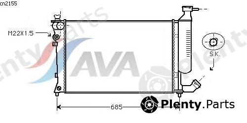  AVA QUALITY COOLING part CNA2155 Radiator, engine cooling