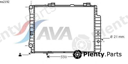  AVA QUALITY COOLING part MS2192 Radiator, engine cooling