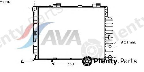  AVA QUALITY COOLING part MS2202 Radiator, engine cooling