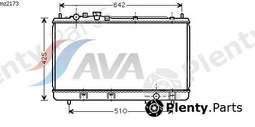  AVA QUALITY COOLING part MZ2173 Radiator, engine cooling