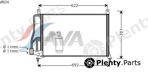  AVA QUALITY COOLING part OL5231 Condenser, air conditioning