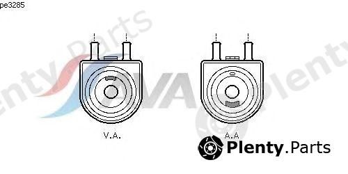 AVA QUALITY COOLING part PE3285 Oil Cooler, engine oil