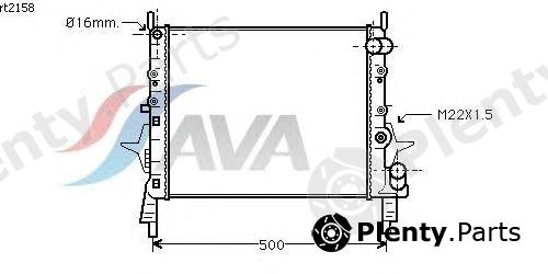  AVA QUALITY COOLING part RT2158 Radiator, engine cooling