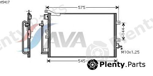  AVA QUALITY COOLING part RT5417 Condenser, air conditioning