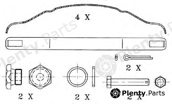  BERAL part 2915527004145504 Brake Pad Set, disc brake