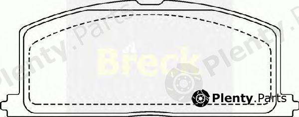  BRECK part 208700070110 Brake Pad Set, disc brake
