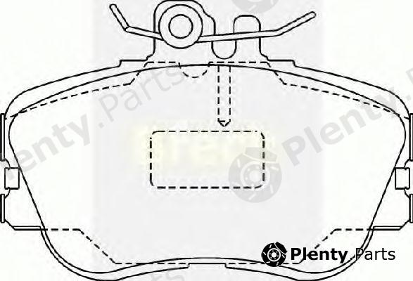  BRECK part 214390070110 Brake Pad Set, disc brake