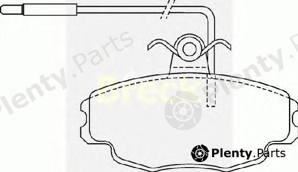  BRECK part 214600070210 Brake Pad Set, disc brake