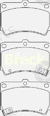  BRECK part 216540070210 Brake Pad Set, disc brake