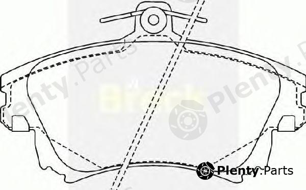  BRECK part 219830070110 Brake Pad Set, disc brake