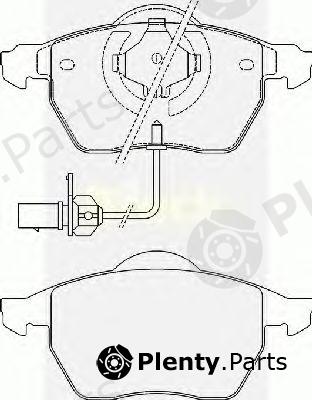  BRECK part 230180070110 Brake Pad Set, disc brake