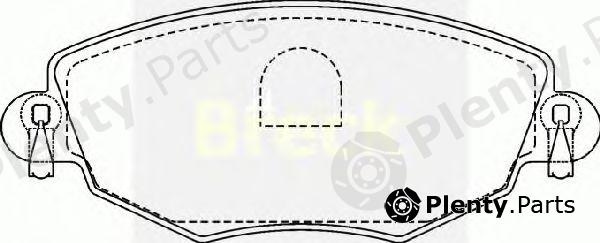  BRECK part 232790070110 Brake Pad Set, disc brake